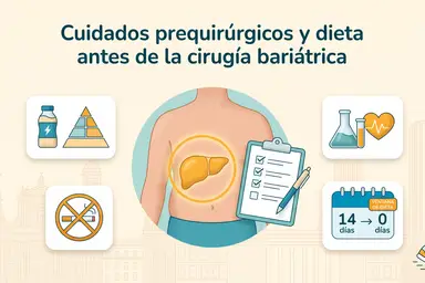 Cuidados prequirúrgicos y dieta antes de la cirugía bariátrica
