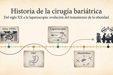 Historia de la cirugía bariátrica: evolución del tratamiento de la obesidad